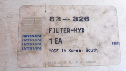Total Source Hydraulic Filter 159866 Intrupa 83-326 for Komatsu, New Holland - Picture 4 of 4