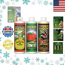 FoxFarm Fertilizer Soil Trio Liquid Nutrient: Tiger Bloom, Grow Big, Big Bloo...