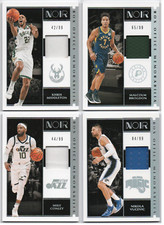 2019-20 Panini Noir Box Office Memorabilia GU /99 Pick Any Complete Your Set