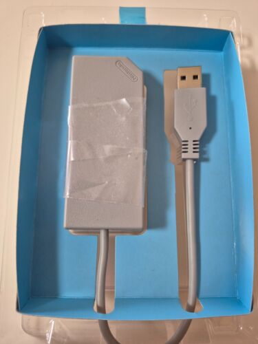 Nintendo Wii Official USB Ethernet LAN Cable Boxed RVL-015 WII U SWITCH COMPAT - Picture 8 of 9