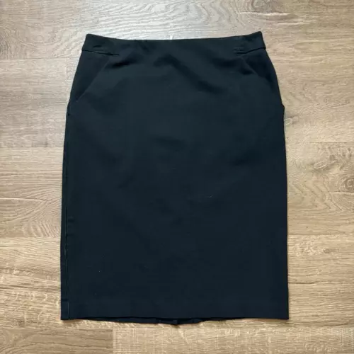 A New Day | Black Ponte Pencil Skirt