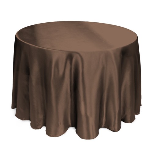Paquetes de 8 mantel redondo satinado 132" pulgadas mesa de boda 25 colores 6' pies venta en ee. uu. - Imagen 20 de 24
