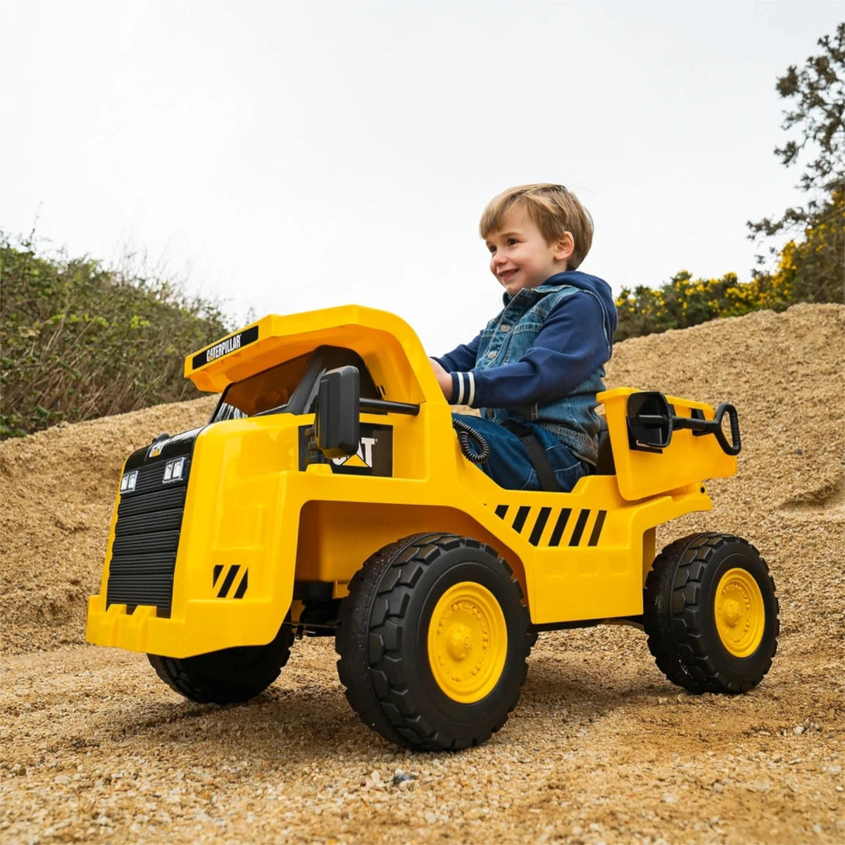Ride On Car CAT Tip Truck 12V Ride On eBay