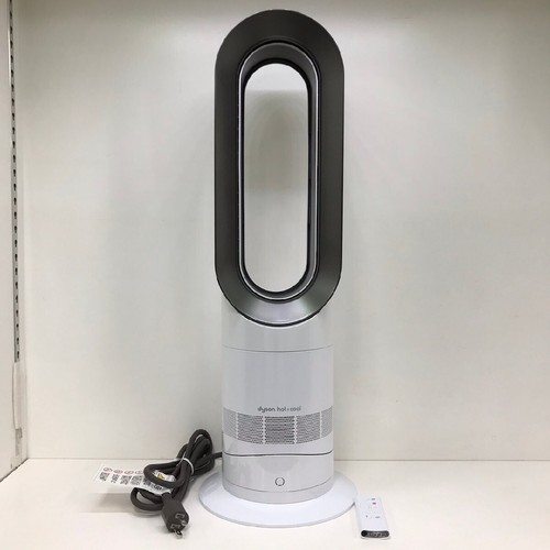 Dyson Hot+Cool Jet Focus Fan Heater AM09 white with remote control 100v JP PLUG - Picture 1 of 7