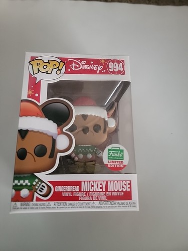 Funko Pop! - MICKEY MOUSE (Gingerbread)  Disney Funko Shop Limited Edition  #994 - Picture 1 of 7