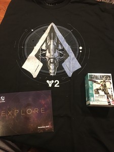 destiny 2 loot crate exclusive t shirt black size xl brand new never loot crate size chart