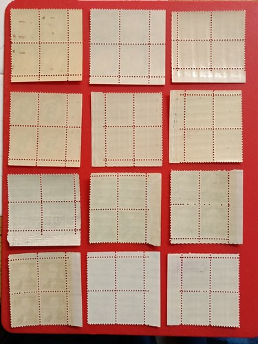 1954/1968 U S. STAMPS SCOTT #1030/1052 (1/2¢-$1) PLATE BLOCKS MNHOG - Picture 5 of 6
