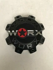 Worx By Ultra 8 Lug Matte Black Wheel Center Cap 30171765F-A 2-Inch Spacer