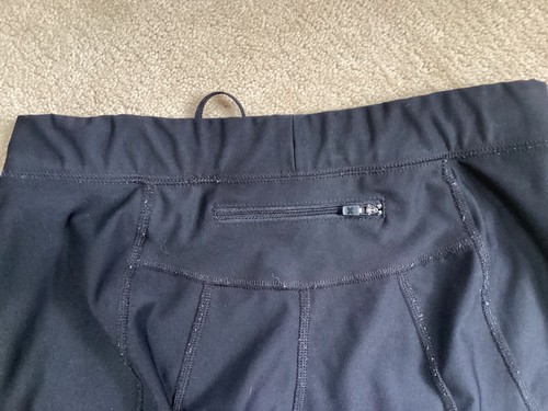 Pantalones capri Xersion para mujer talla pequeña negros entrenamiento compresión atlética - Imagen 11 de 11