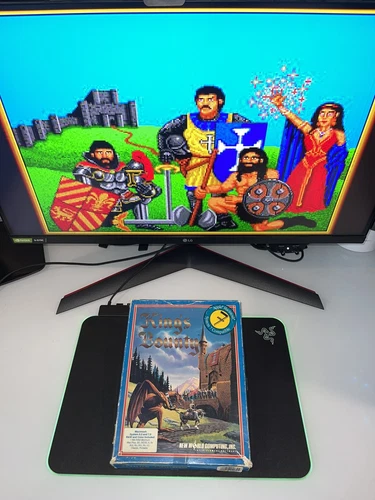 King's Bounty 1989 Mac New World Computing Box 3.5" Floppy Computer Game Poster!