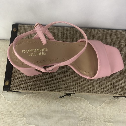 Dominique Nicole Damenschuhe rosa Absätze Größe 8 M Freizeit-Sandalen - Bild 4 von 13