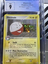 🔥HOLO CGC 9 MINT Electrode Pokémon Card TCG 2004 EX Hidden Legends - 5/101