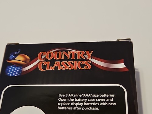 COUNTRY CLASSICS Illuminated Musical Guitar Ornament Plays "We Are Tonight"  - Picture 16 of 20