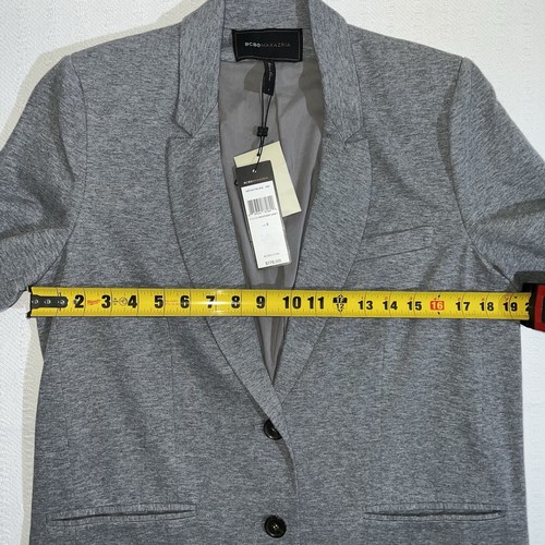 New BCBG Two Button Blazer Coat Womens Size S Cotton Career Office Business NWT - Picture 7 of 11