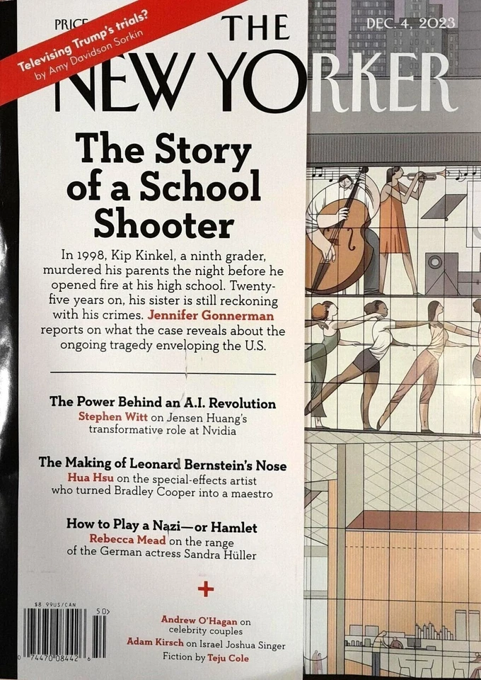 THE NEW YORKER MAGAZINE | DEC.4, 2023 | THE STORY OF A SCHOOL SHOOTER - Image 2 of 2