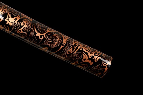 41'' Handmade Blade Sharp Katana Japanese Samurai Sword Damascus Folded Steel - Picture 6 of 13