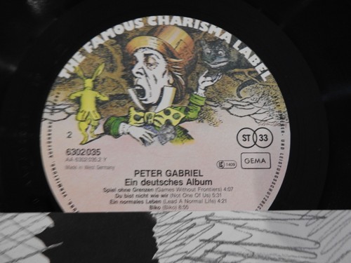 Peter Gabriel "ein deutsches album' Pristine NEVER PLAYED 1980 German Pressing! - Foto 8 di 8