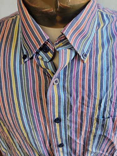 Camisa Larga Alan River Abotonada Adulto XL Hombre Multicolor /0924-gw5 - Imagen 4 de 8