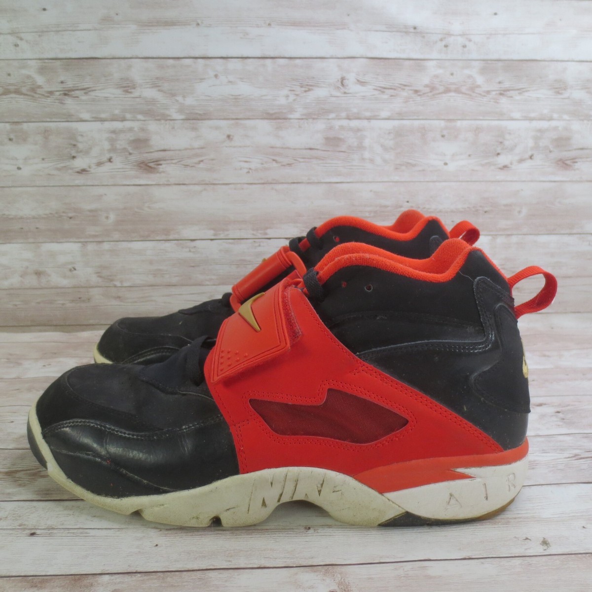 Nike Air Diamond Turf Shoes Mens 8.5‎ Black Gamma Orange 2013 Deion Sanders The OG  main image 3