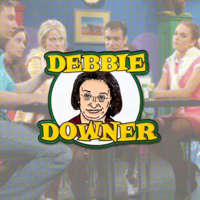 SNL Debbie Downer Rachel Dratch Lapel Jacket Pin Limited Edition New Never Worn