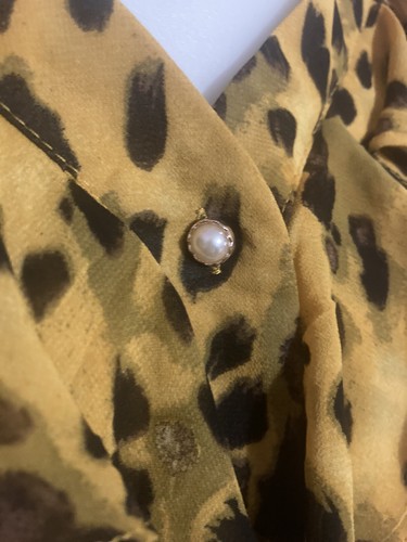 VALLEY GIRL 14 Animal Print Blouse NEW! - Picture 5 of 8