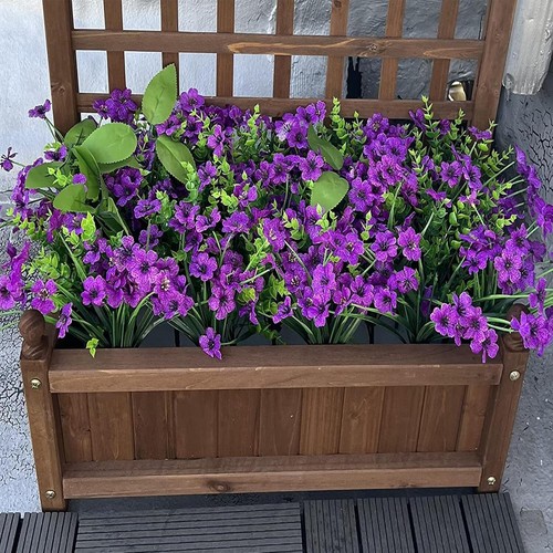 20 Bundles Artificial Flowers for Outdoors, UV Resistant Fake Realistic Flowe... - Picture 7 of 10