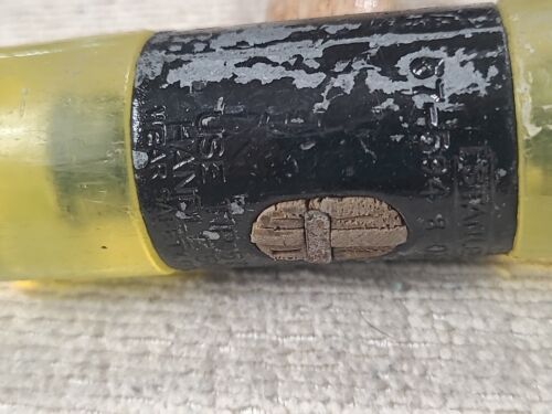 Stanley vintage 8 oz. Juego de martillos de cara suave modelo 57-594 y latón cromado - Imagen 7 de 8