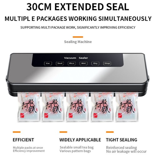 Commercial Vacuum Sealer Machine Fresh Dry Wet Food Saver Storage With30pcs Bags - Picture 18 of 20