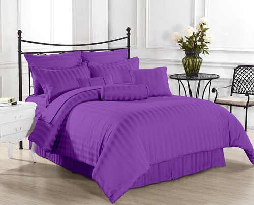Bed Sheet Set Striped All Colors & Sizes 1000 Thread Count Egyptian Cotton - Picture 24 of 29