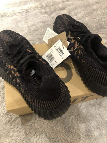 Adidas Yeezy 350 v2 Compact Slate Carbon UK Size 4.5 Christmas Gift Women Men - Picture 7 of 12