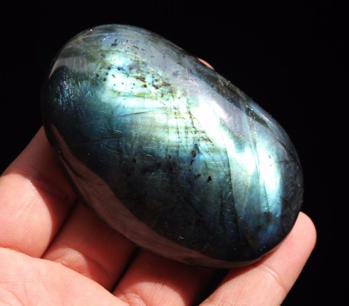 149,5g OTTIMO!! pietra preziosa labradorite flash lucida naturale di qualità corpo libero - Foto 4 di 12