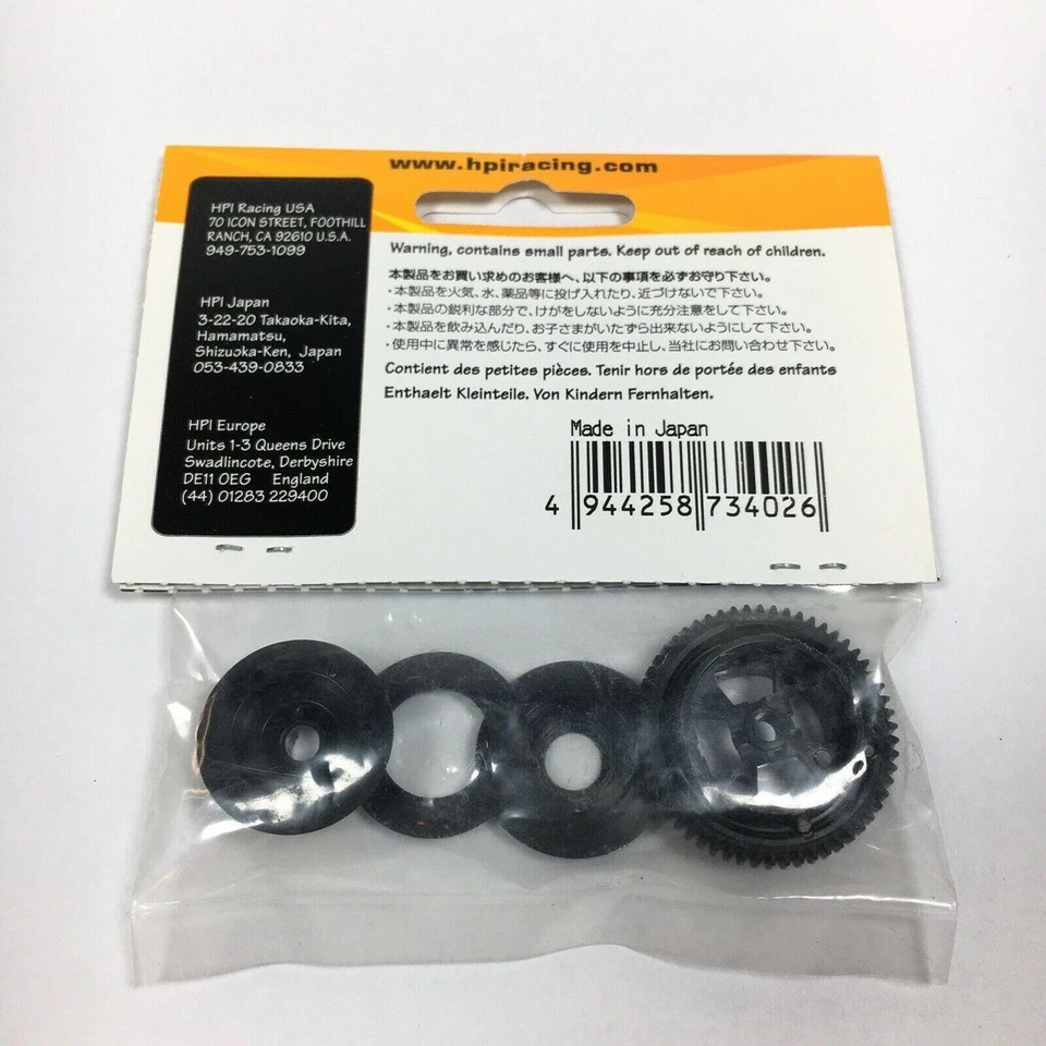 HPI RACING 73402 Micro RS4 Spur Gear Set Skyline Ford Mustang RC Drift Car New! - Image 3 of 4