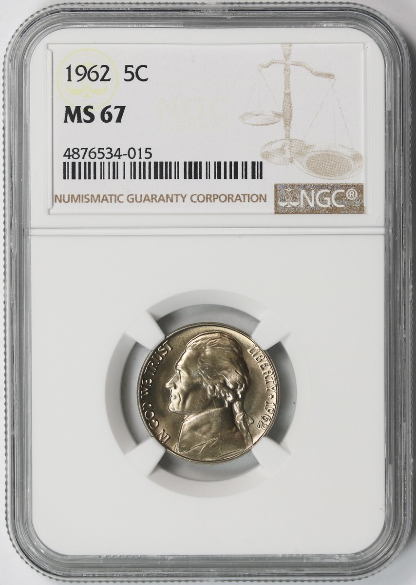 1962 Jefferson Nickel 5C MS 67 NGC | eBay