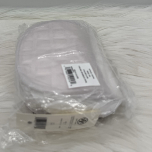 Mini borsa a tracolla trapuntata quadrata metallizzata Tory Burch Fleming originale nuova con etichette $428 - Foto 18 di 20