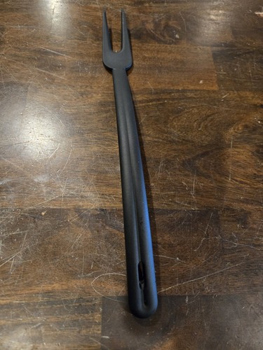 Tupperware Spatula & Fork E-series Slotted Flipper Black Nylon Kitchen Utensil - Picture 3 of 4