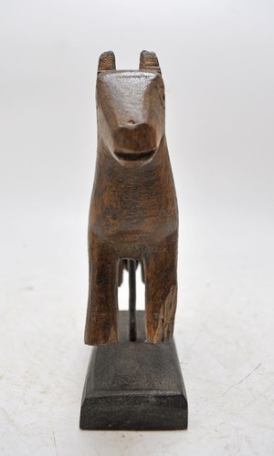 Vintage Wooden Horse Figurine Original Old Hand Carved - Picture 5 of 9