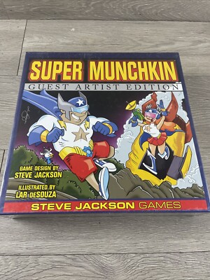 Super Munchkin Guest Artist Edition - Lar DeSouza - Steve Jackson Card Game NEW