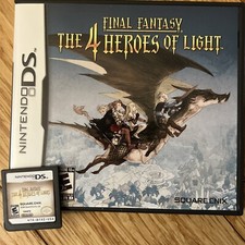 Final Fantasy: The 4 Heroes of Light (Nintendo DS, 2010) Complete!!  (no poster)