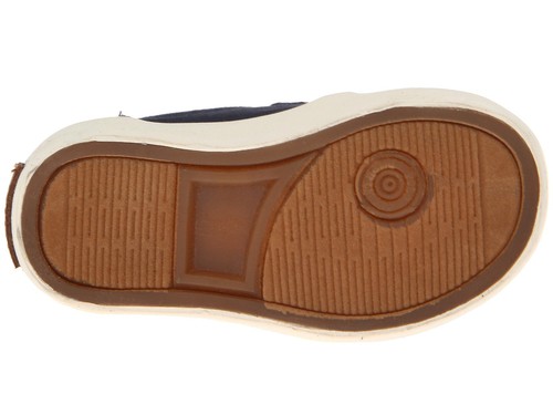 POLO RALPH LAUREN 990668T ETHAN LOW EZ Inf's (M) Navy/Brown Canvas Casual Shoes - Picture 5 of 7