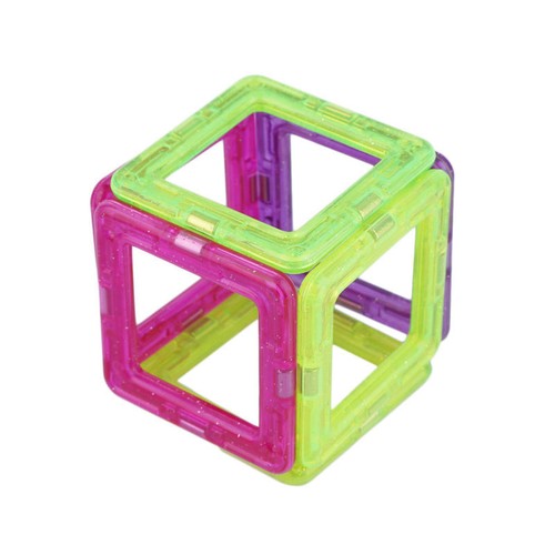 Magnetische Bausteine Spielzeug Blöcke Konstruktionsbausteine Für Kinder 50Teile - Bild 10 von 10
