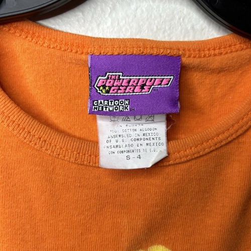 Vintage PowerPuff Girls Size Small 4 Blossom Buttercup And Bubble Sweet Orange - Picture 4 of 9