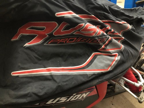 2011-2014 Polaris Pro Ride 120 Rush 600 OEM Black/Red Snowmobile Cover 12 13 VGC - Picture 8 of 11