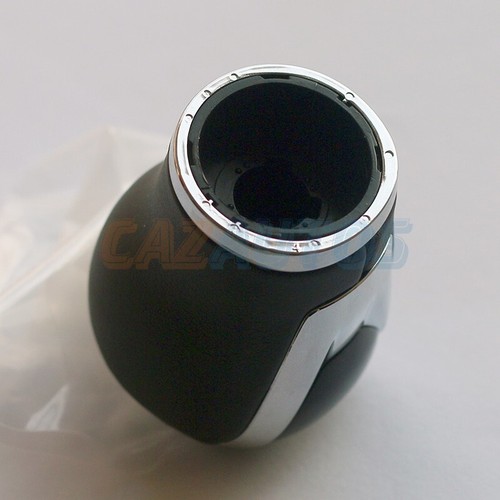 GENUINE LEATHER GEAR SHIFT KNOB 6MT FOR NISSAN QASHQAI J11 MK2 14-22 NEW - Picture 4 of 4