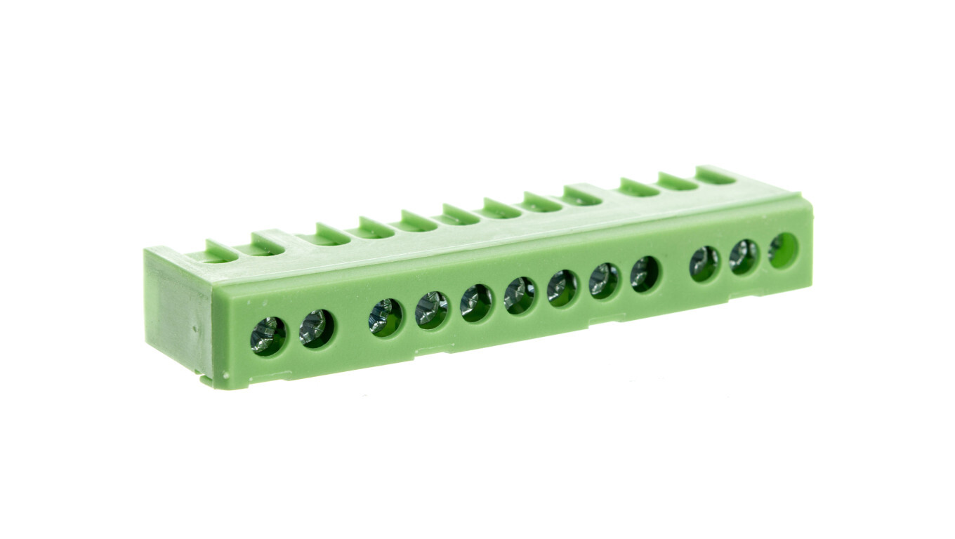 PE12H green 12x16mm2 Grounding terminal block IP20 MAD1012G15 /T2UK