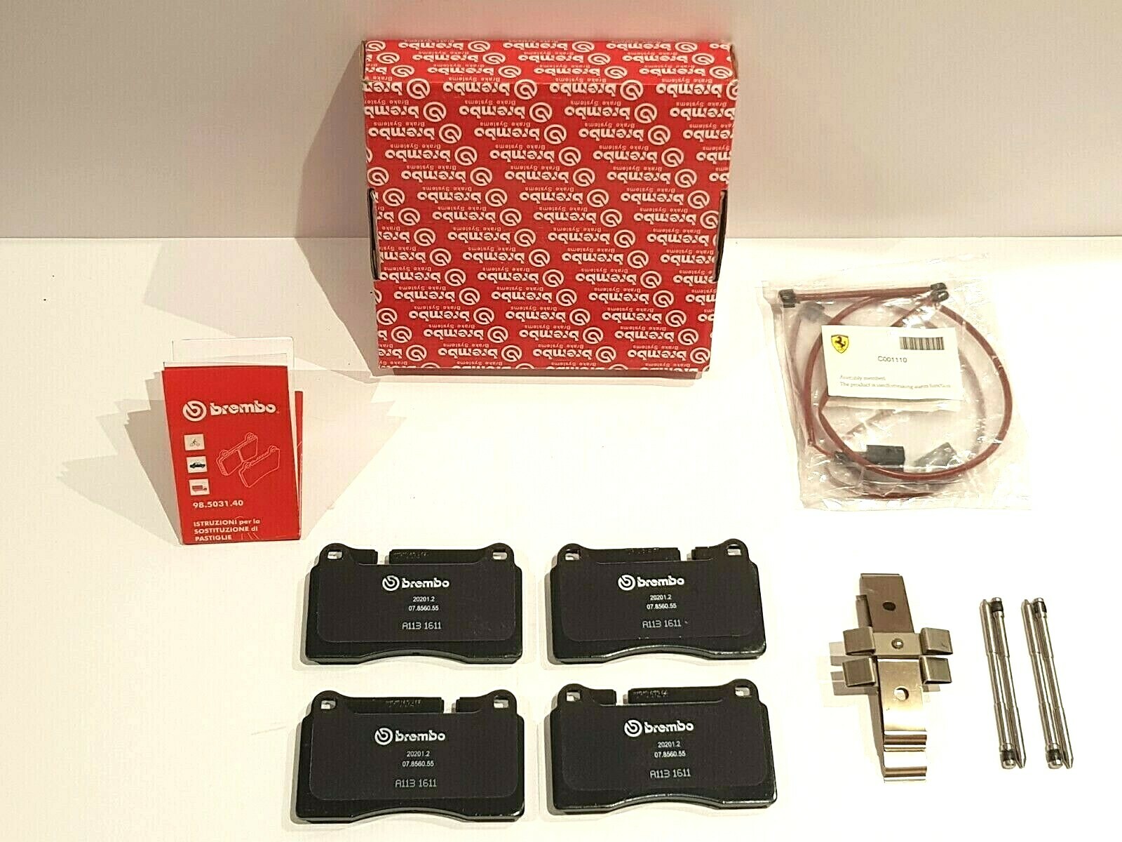 🚚Ferrari 458 Italia & Spider Rear Brake Pad Kit