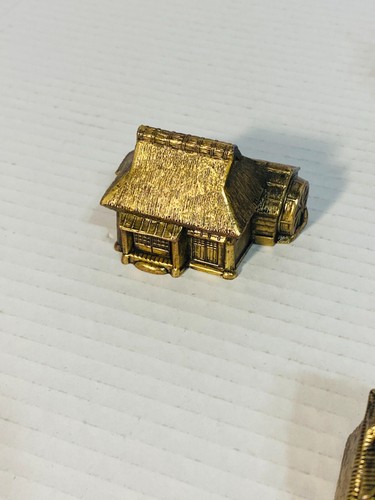 Set of 4 Vintage Occupied Japan Brass YOMEIMON AT NIKKO "SNK" 1945-53 - Picture 8 of 23