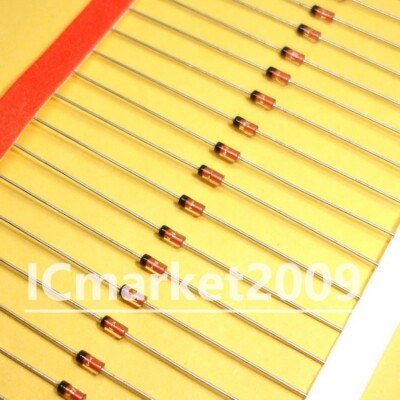 50 PCS 1N34A DO-35 1N34 60V 50 mA Point Contact Germanium Diodes