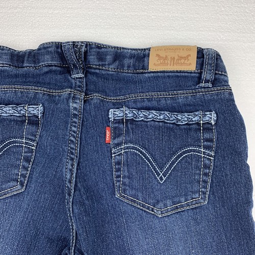 Levi denim legging youth girls size 12 regular adjustable waist band skinny jean - Picture 4 of 4