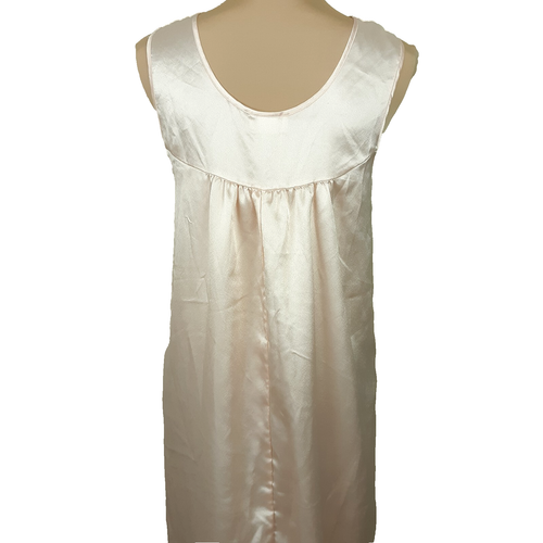 Barbizon Satin Nachthemd Größe Small bestickt Schleife pfirsich Cottagecore Coquette - Bild 8 von 9