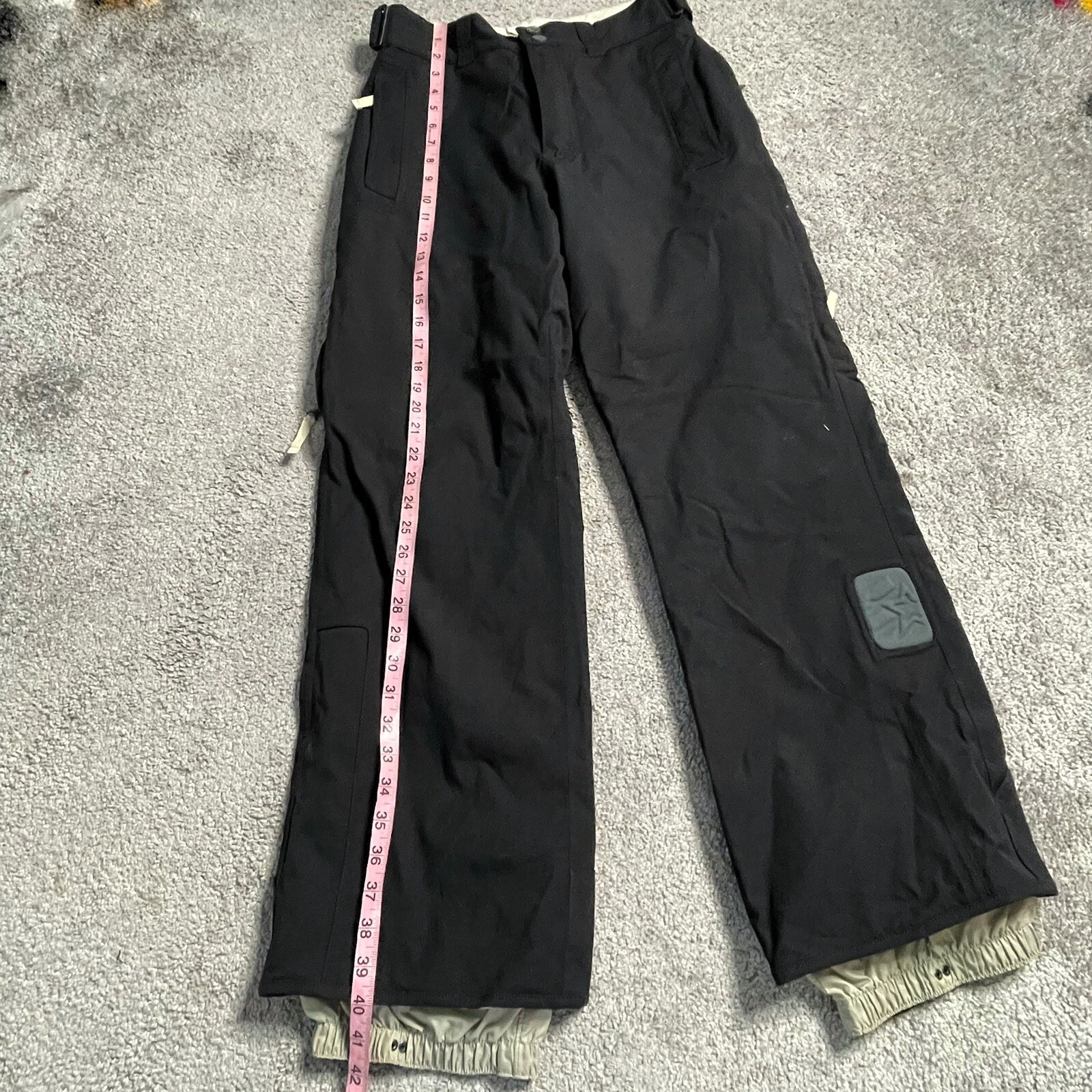 burton tactic snowboarding lined nylon zip pockets pants